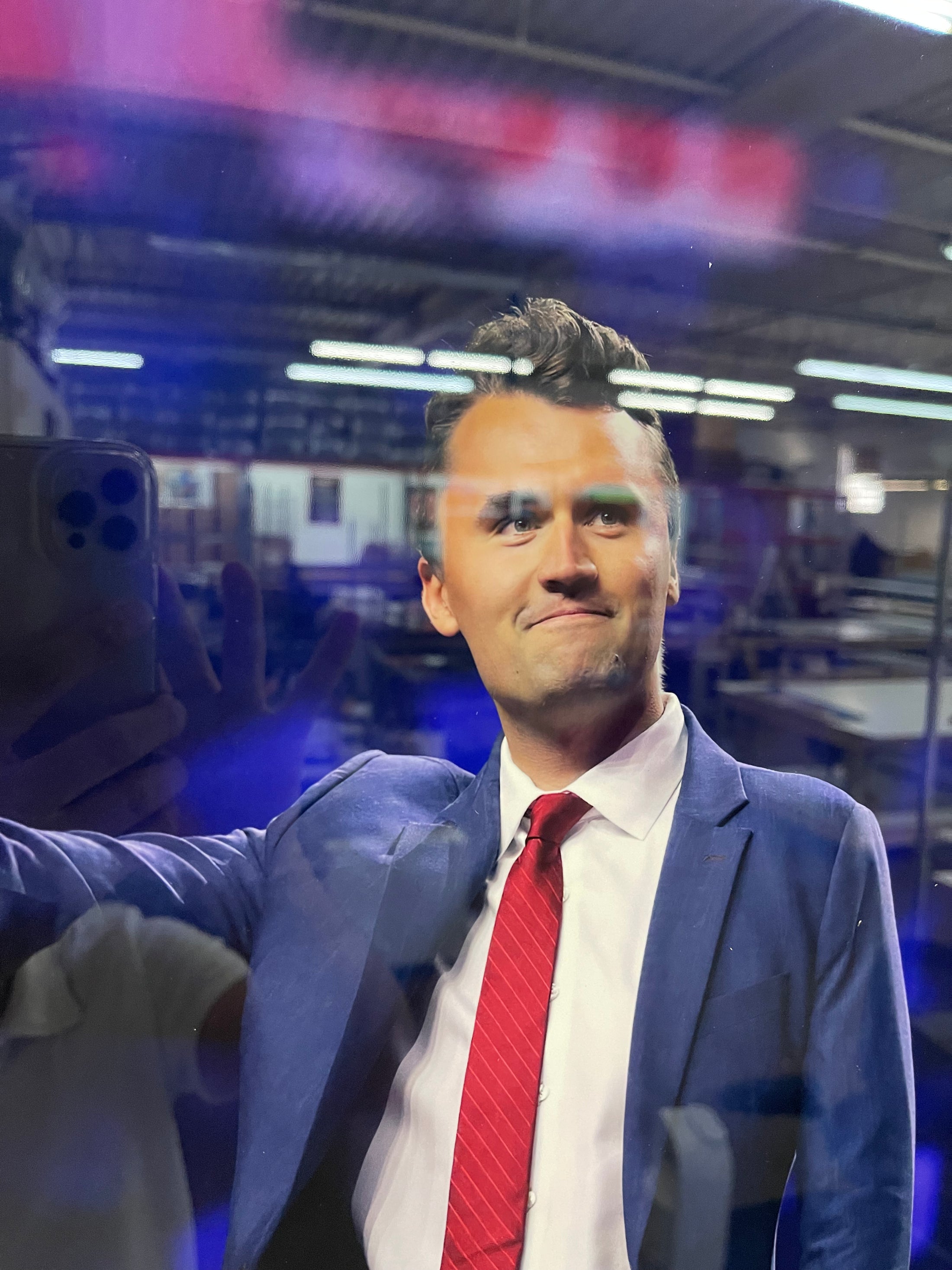 Charlie Kirk Photo Print on Metal (HD Gloss) by Portrilux