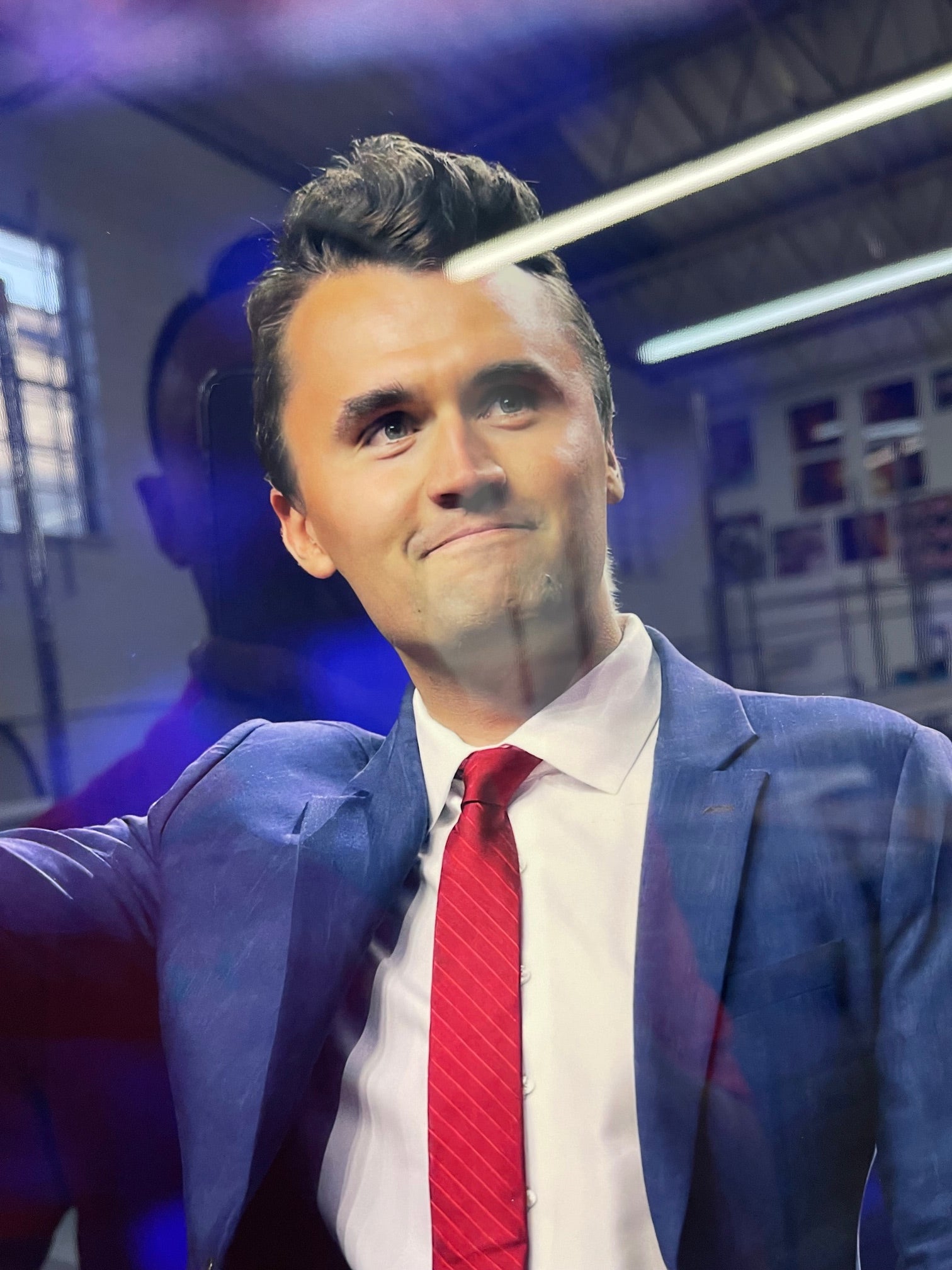 Charlie Kirk Photo Print on Metal (HD Gloss) by Portrilux