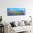 Load image into Gallery viewer, Truist Park baseball stadium - Panoramic metal print by PortriLux
