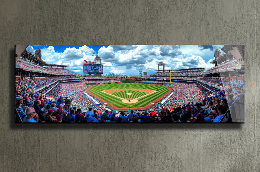 Citizens Bank baseball Stadium - Philadelphia Stadium panoramic metal print by PortriLux