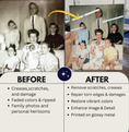 Load image into Gallery viewer, Complimentary Photo Restoration Service (with purchase) - Turn Your Photo into a Stunning Glossy Metal Print
