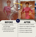 Load image into Gallery viewer, Complimentary Photo Restoration Service (with purchase) - Turn Your Photo into a Stunning Glossy Metal Print
