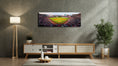 Load image into Gallery viewer, Anaheim baseball stadium - Angel Stadium panoramic metal print by PortriLux
